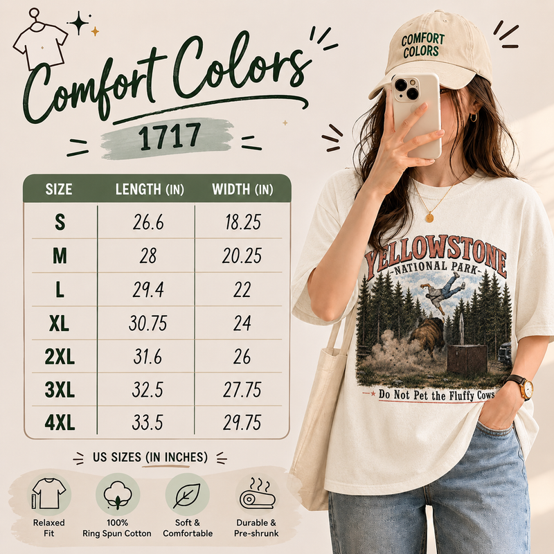 I'd Rather Be At A National Park Comfort Colors T-Shirt | Gift For Hikers & Campers