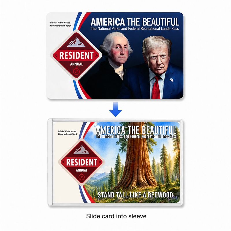 Rooted In Resistance National Park Pass Sleeve, Gift for Hikers