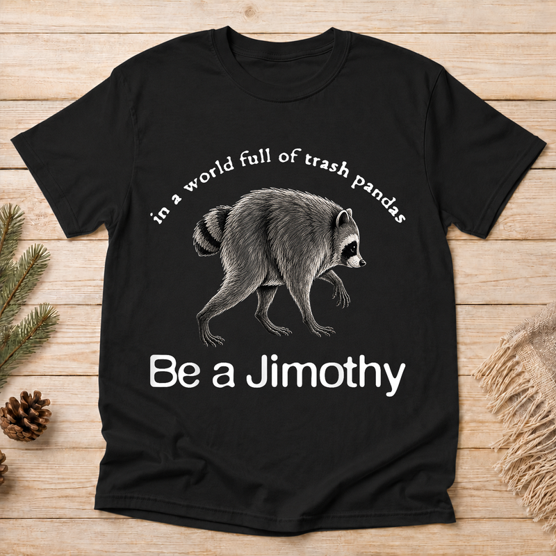 Funny Jimothy Raccoon Shirt, Be a Jimothy Comfort Colors Tee, Raccoon Lover Gift