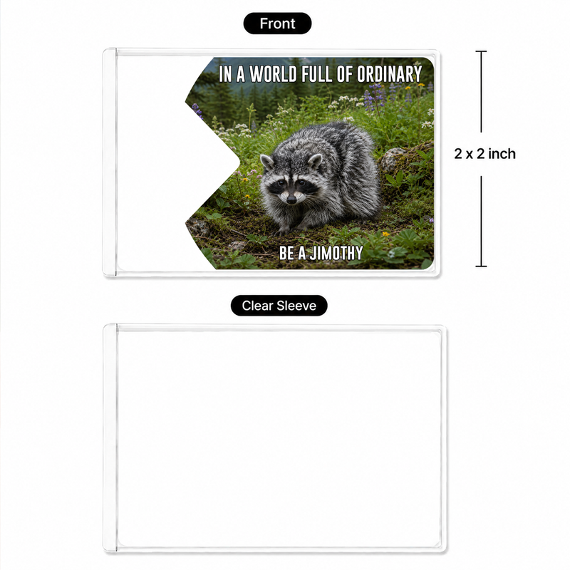 Jimothy National Park Pass Sleeve, America the Beautiful Pass Holder, Gift for Hiker