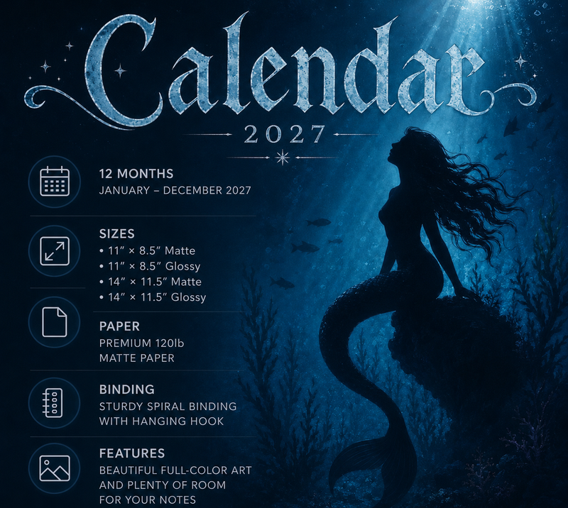 2027 National Parks Wall Calendar, Nature Calendar, Scenic Landscape Wall Decor, Outdoor Lover Gift