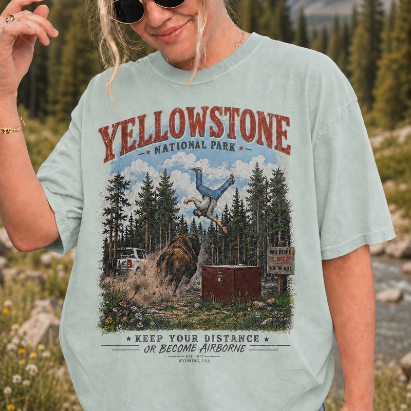 Do Not Pet the Fluffy Cows Shirt, Bison Yellowstone National Park T-Shirt, Gift for Wildlife Lovers