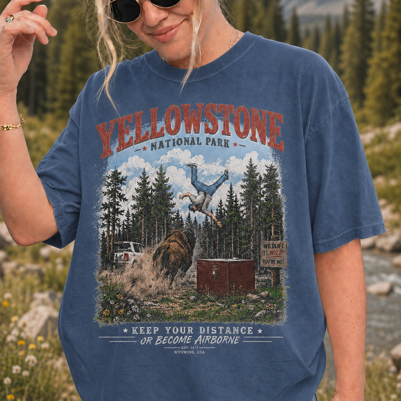 Do Not Pet the Fluffy Cows Shirt, Bison Yellowstone National Park T-Shirt, Gift for Wildlife Lovers