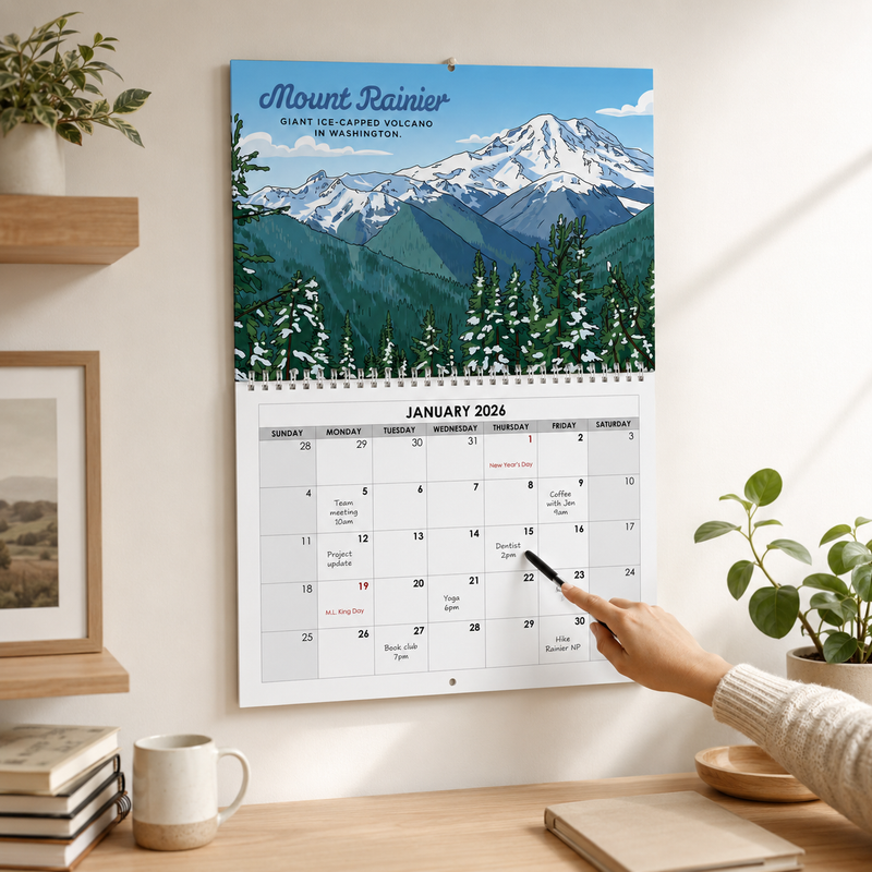 2027 National Parks Wall Calendar, Gift for National Park Lovers