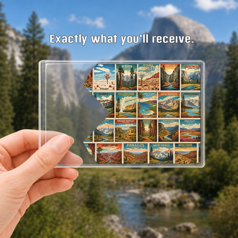 All National Parks Pass Sleeve | Gift for Hikers & Park Collectors