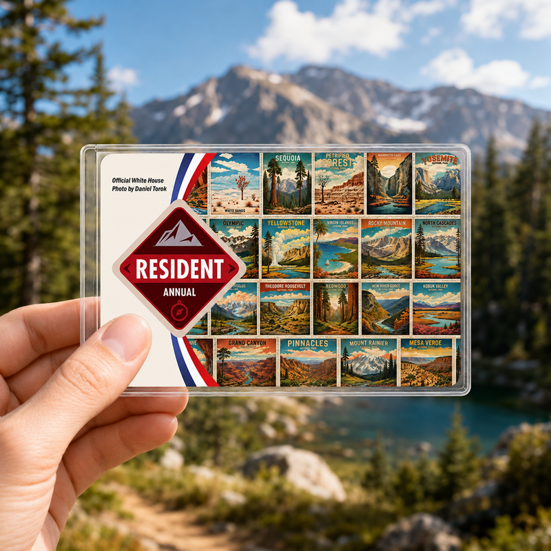 All National Parks Pass Sleeve | Gift for Hikers & Park Collectors
