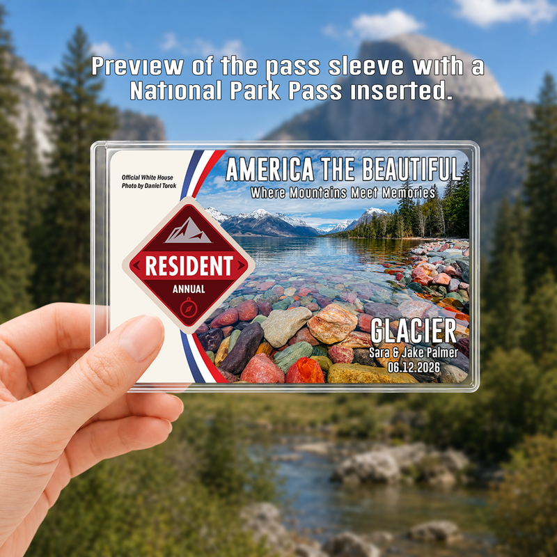 Personalized National Park Pass Sleeve | Gifts for Hikers & Camp Lovers