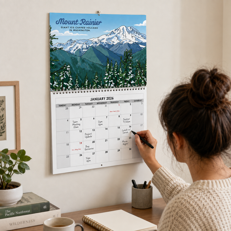 2027 National Parks Wall Calendar, Gift for National Park Lovers
