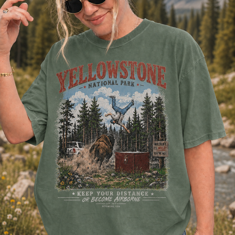 Do Not Pet the Fluffy Cows Shirt, Bison Yellowstone National Park T-Shirt, Gift for Wildlife Lovers