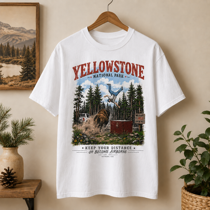 Do Not Pet the Fluffy Cows Shirt, Bison Yellowstone National Park T-Shirt, Gift for Wildlife Lovers