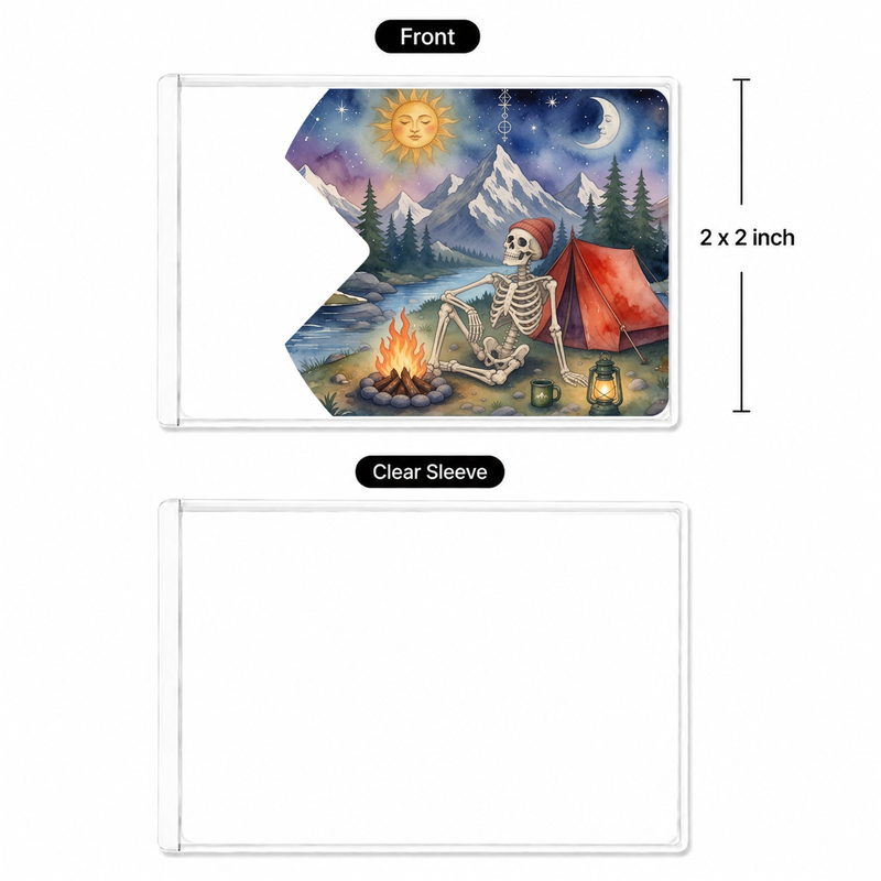 Skeleton National Park Pass Sleeve | Hiking Camper Gift