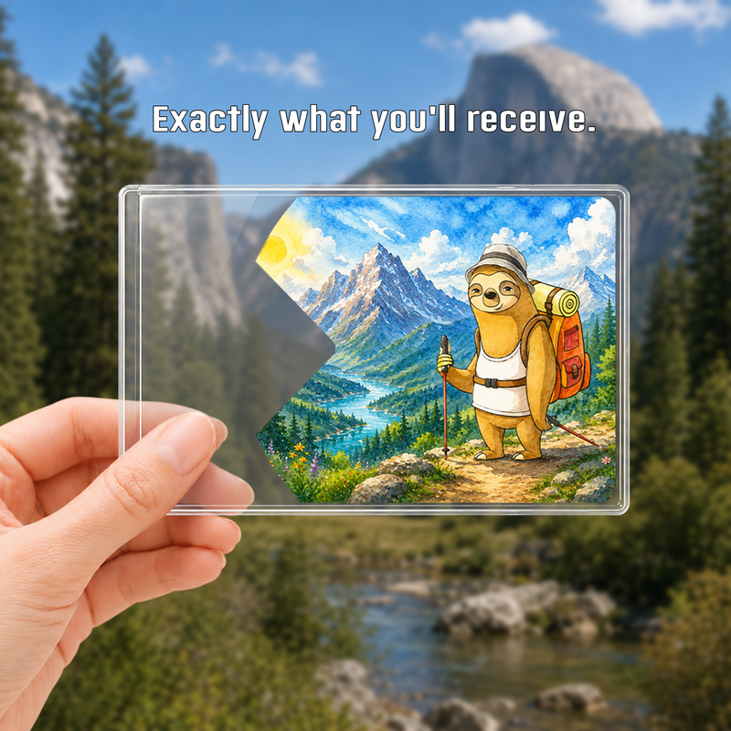 Sloth National Park Pass Sleeve | Hiking Camper Gift