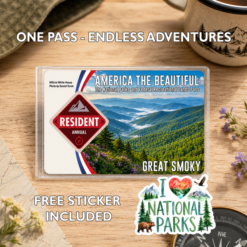 National Park Pass Sleeve | America the Beautiful Pass Holder | Gifts for Hikers