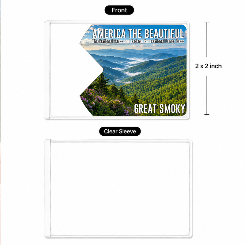 National Park Pass Sleeve | America the Beautiful Pass Holder | Gifts for Hikers