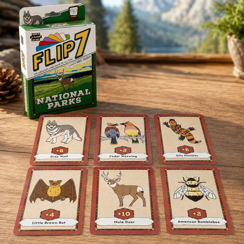 National Parks Card Game, Fast-Paced Family Travel Game, Art Inspired by America’s Natural Wonders