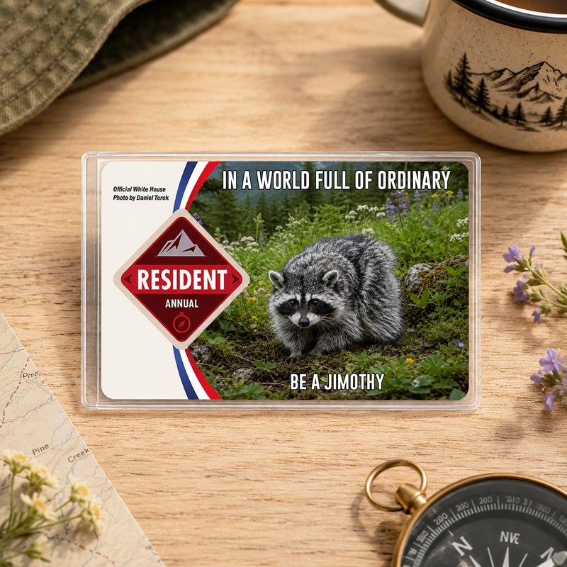 Jimothy National Park Pass Sleeve, America the Beautiful Pass Holder, Gift for Hiker