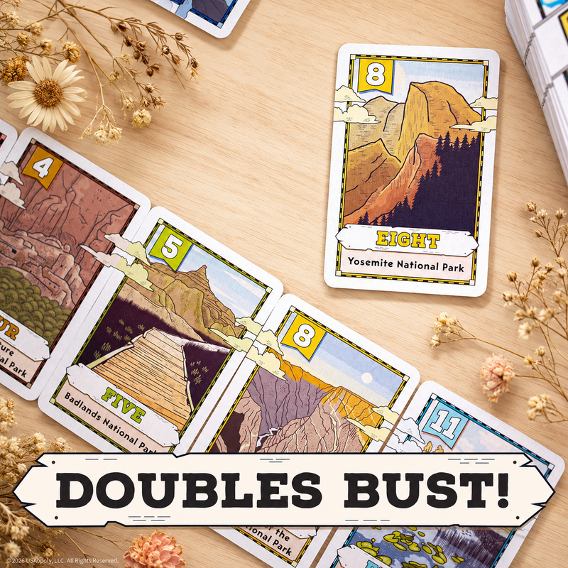National Parks Card Game, Fast-Paced Family Travel Game, Art Inspired by America’s Natural Wonders