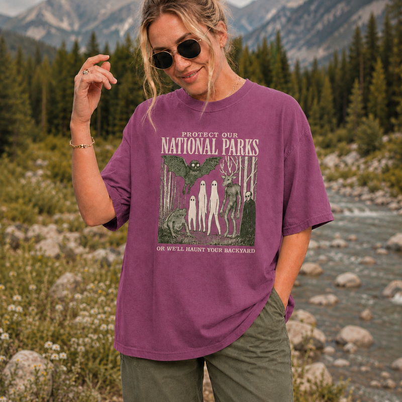 Protect Our National Parks Comfort Color T-shirt, Gift For Hikers & Nature Lovers