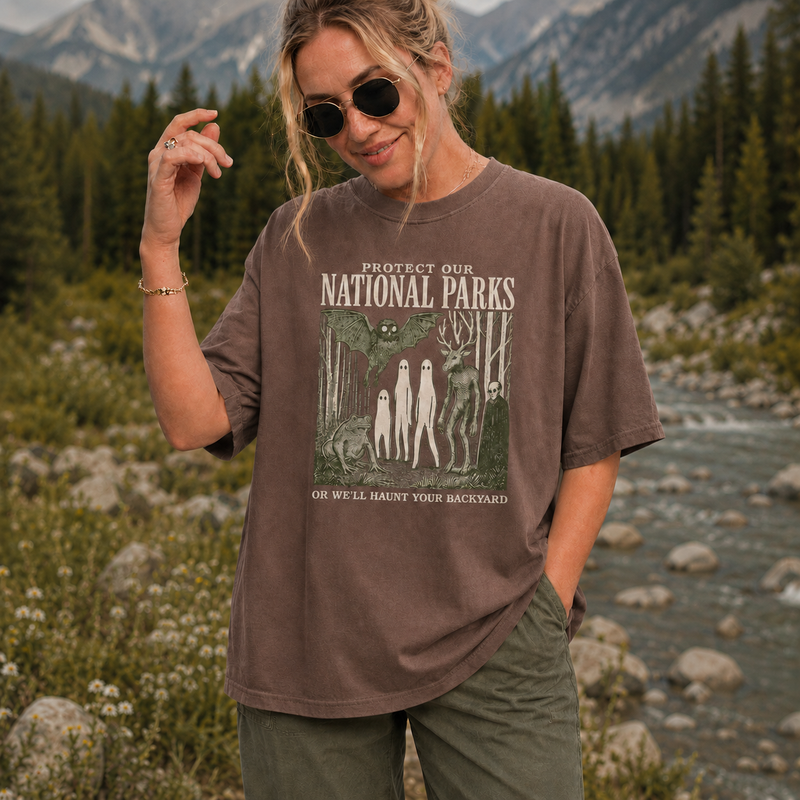 Protect Our National Parks Comfort Color T-shirt, Gift For Hikers & Nature Lovers