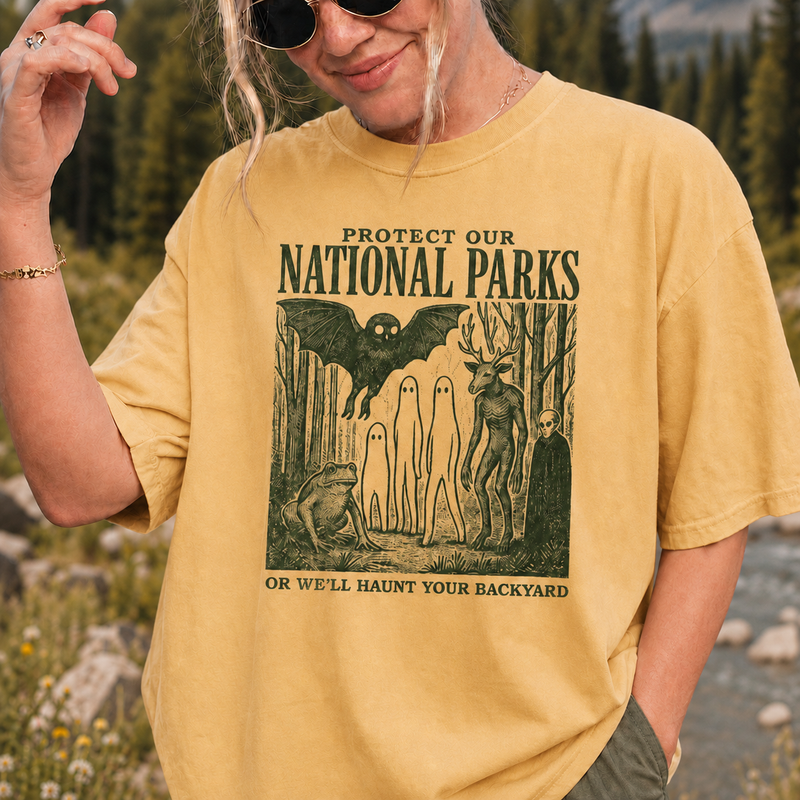 Protect Our National Parks Comfort Color T-shirt, Gift For Hikers & Nature Lovers