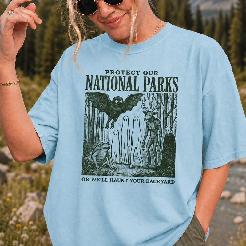 Protect Our National Parks Comfort Color T-shirt, Gift For Hikers & Nature Lovers