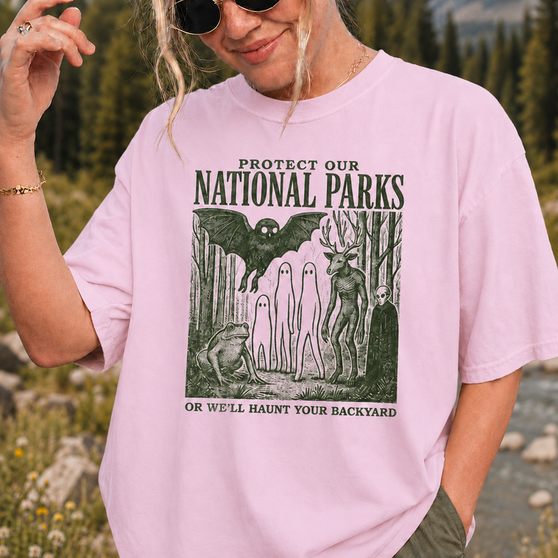 Protect Our National Parks Comfort Color T-shirt, Gift For Hikers & Nature Lovers