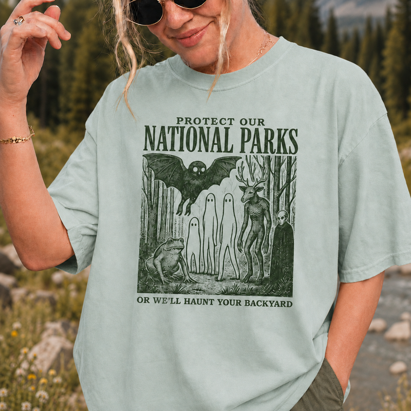 Protect Our National Parks Comfort Color T-shirt, Gift For Hikers & Nature Lovers