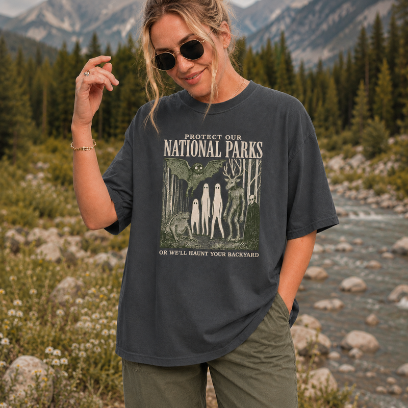 Protect Our National Parks Comfort Color T-shirt, Gift For Hikers & Nature Lovers