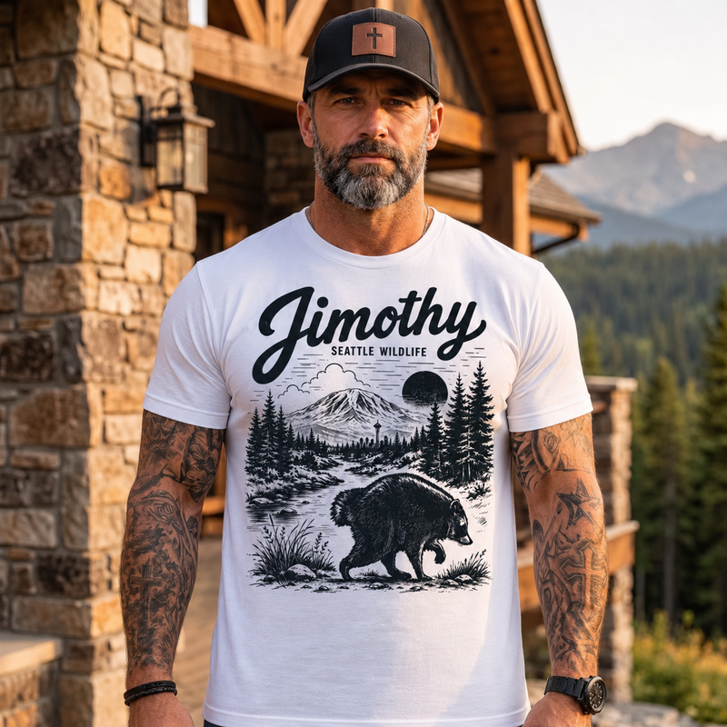 Jimothy Raccoon Shirt, Seattle Wildlife Comfort Colors Tee, Viral Feral Legend T-Shirt
