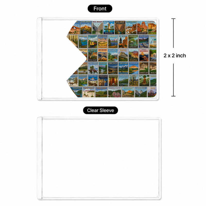 America National Parks Pass Sleeve | Gift for Park Collectors & Hikers