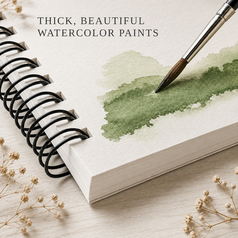 National Parks Watercolor Workbook, 10 Guided Painting Projects on Premium Watercolor Paper, Nature Lover Gift