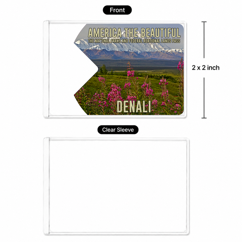 National Park Pass Sleeve | Gifts for Hikers & Camp Lovers | Pass Protector