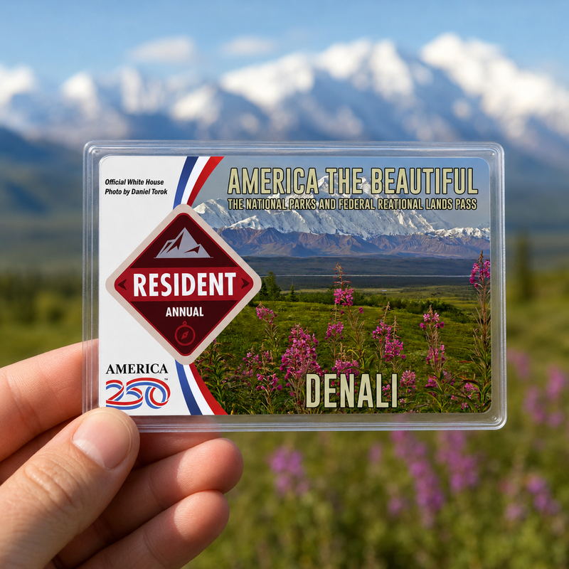 National Park Pass Sleeve | Gifts for Hikers & Camp Lovers | Pass Protector