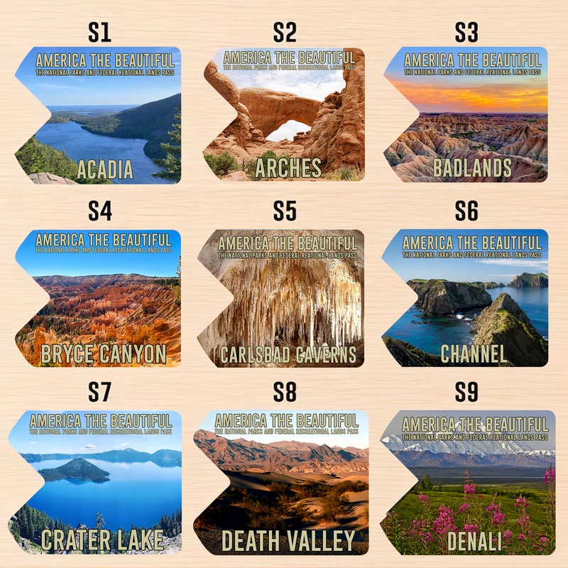 National Park Pass Sleeve | Gifts for Hikers & Camp Lovers | Pass Protector