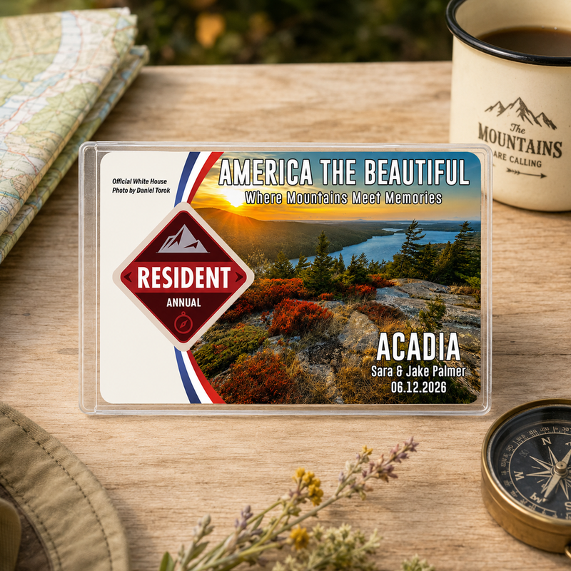 Personalized National Park Pass Sleeve | Gifts for Hikers & Camp Lovers