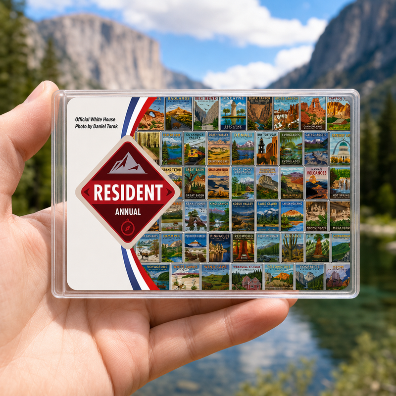 America National Parks Pass Sleeve | Gift for Park Collectors & Hikers