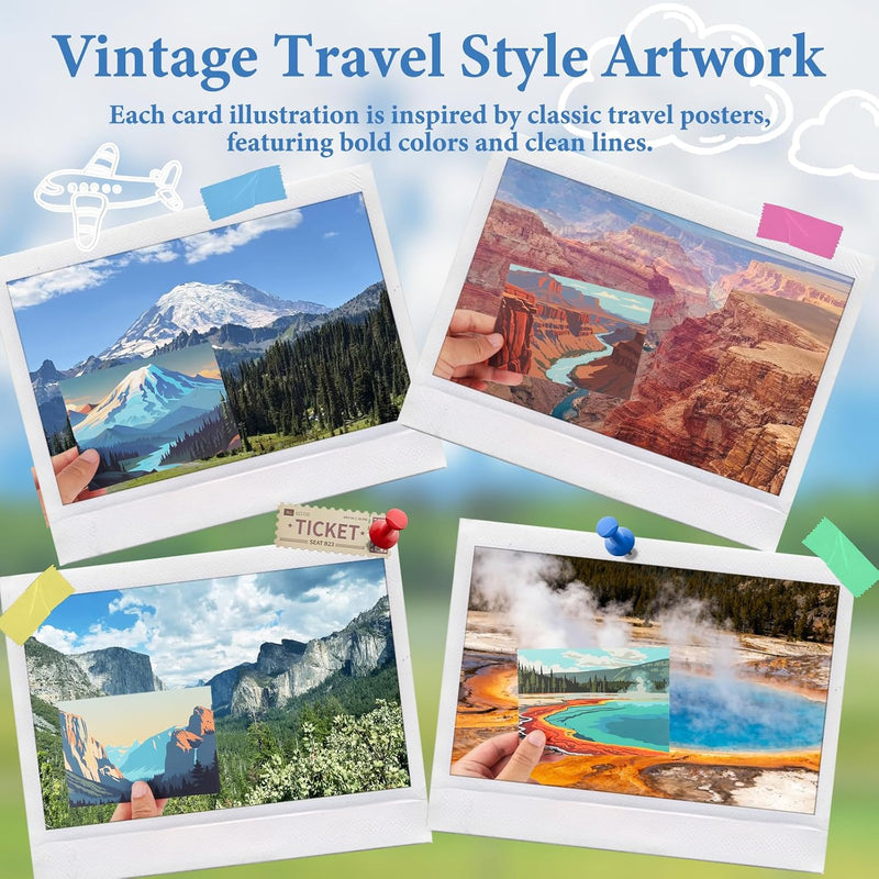 48 Pack National Park Blank Greeting Cards with Envelopes, All Occasion Note Cards