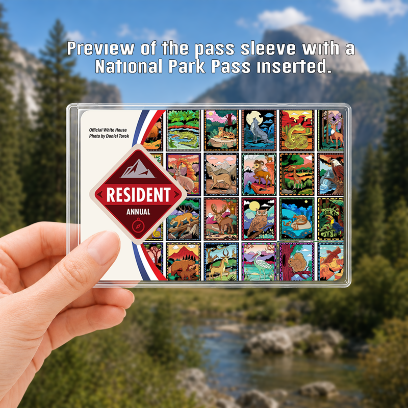 Wildlife National Park Pass Sleeve – Gift for Hikers & Campers