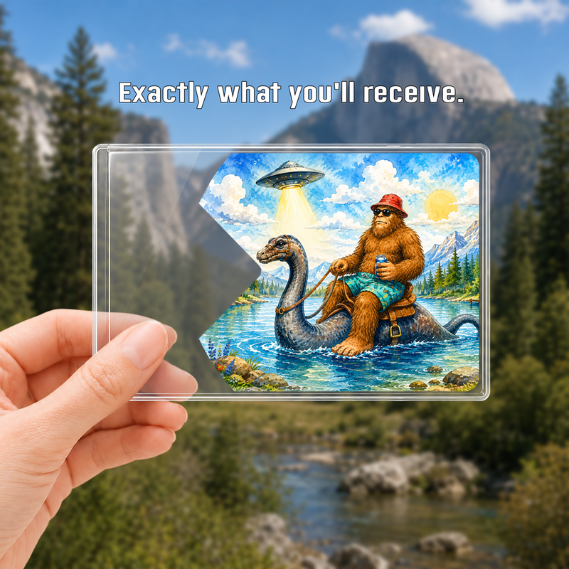 Bigfoot National Park Pass Sleeve – Hiking Camping Gift