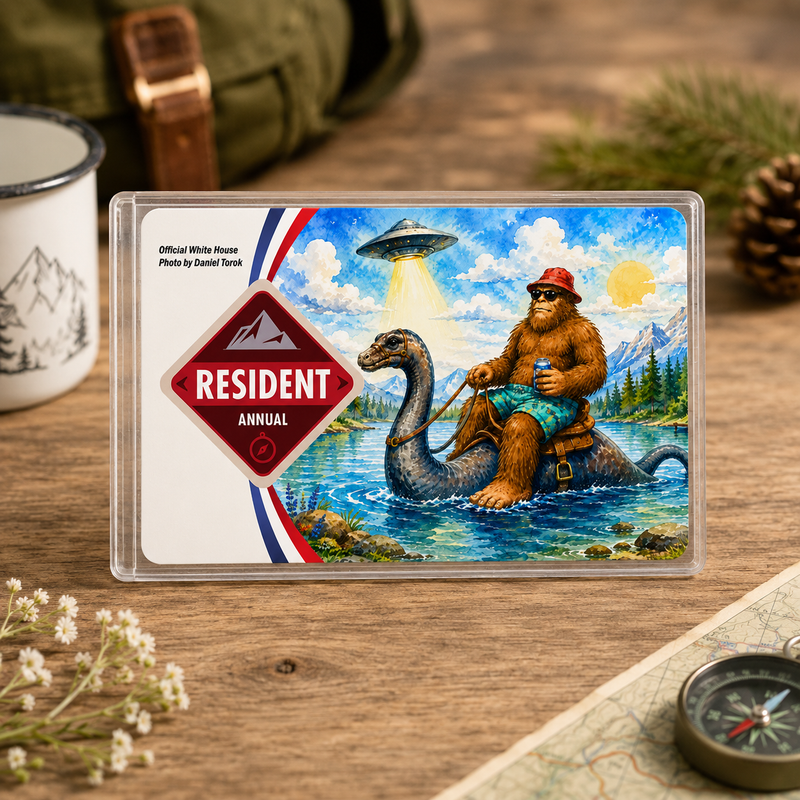 Bigfoot National Park Pass Sleeve – Hiking Camping Gift