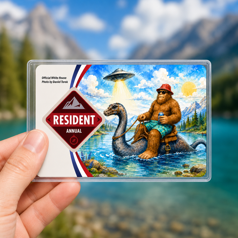 Bigfoot National Park Pass Sleeve – Hiking Camping Gift